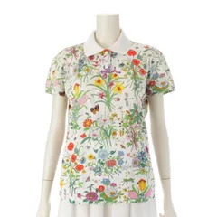【タグ付き・美品】グッチ☆ヴィンテージロゴ＆フローラルTシャツ 花柄 フラワー タグ付き・美品】グッチ☆ヴィンテージロゴ＆フローラルTシャツ 花柄