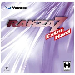 Yasaka(ヤサカ) ハイブリッド裏ソフトラバー RAKZA Z Extra Hard ラクザZ エクストラハード 赤 TA(特厚)