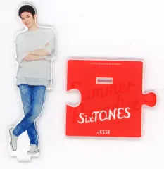 【中古】アクリルスタンド・アクリルパネル [台紙付き] ジェシー(SixTONES) アクリルスタンド 「Summer Paradise 2018」