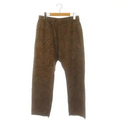 ウル URU レーヨンイージーパンツ RAYON EASY PANTS ジョガー ジップフライ コットン混 2 M 茶 ブラウン マルチカラー /YQ ■OSのサムネイル