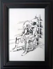 あしたのジョー 複製原画 矢吹丈/カーロス・リベラ ちばてつや