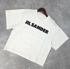 ★ JIL SANDER(ジルサンダー) ロゴ プリント 半袖 Tシャツ  ホワイト Mサイズ レディース JSCU707050 PAWNSHOPRiZ  パウンショップリズ