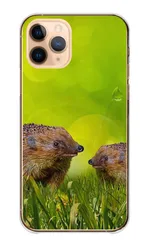 iPhone 12 iPhone12Pro ケース カバー アイフォン12 スマホケース ハードケース ハリネズミ はりねずみ 針鼠 動物 写真 アニマル かわいい 可愛い おしゃれ カラー09
