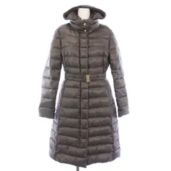 ヘルノ HERNO ダウンコートアウター ロング フーディ グレー /KH