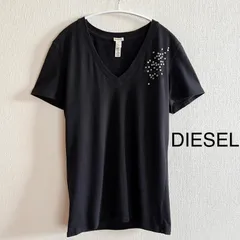 DIESEL VネックTシャツ メンズ サイズS