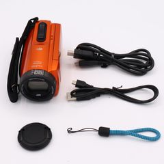 JVCKENWOOD JVC ビデオカメラ Everio R 防水 防塵 Wi-Fi 64GB サンライズオレンジ GZ-RX670-D　#241106_153A0070