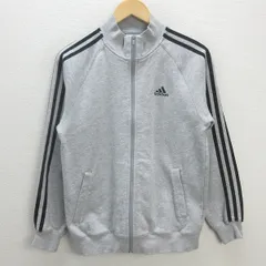 G■アディダス/adidas トラックジャケット/スウェット 308749【M】灰/men's/63【中古】■