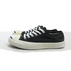 k■【24.5cm】コンバース/CONVERSE ジャックパーセル キャンバススニーカーLOW/黒/LADIES■89 【中古】