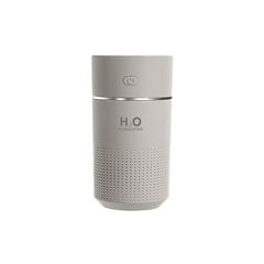 KMJ 卓上 加湿器 小型 超音波式 静音 ナイトライト 強力 大容量 360ml USB アロマ 対応 ポータブル ミニ かしつき デスク オフィス 寝室 車 メーカー２年 プレミアム （ グレー ） 0