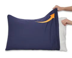 抗菌 通気 吸汗 防臭 オールシーズン Ｔシャツ素材 ストレッチ サラサラ 柔らか 枕套 洗える 封筒式 小さめ のびのび枕カバー pillow ピローケース いろんなサイズやかたちのまくらにのびのびフィット まくらカバー case 綿 35×50 枕カバー