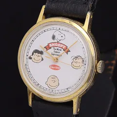 貴重【1952年製】ヴィンテージ スヌーピー ルーシー 白文字盤 手巻き 腕時計 最終値下】貴重【1952年製】スヌーピー ルーシー 白文字盤 手