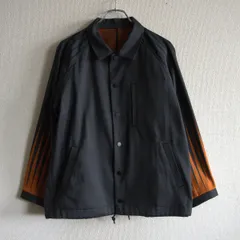人気の雑貨がズラリ！ イッセイミヤケメン 80s リネン ブルゾン 着物 ストライプ ラバー ジャケット・アウター