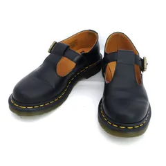 未使用✨ ドクターマーチン POLLY Ｔバー UK3 レザー ブラック 楽天市場】ドクターマーチン 靴 ポリー Tバーシューズ 正規品