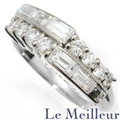 ダイヤモンド 1.31ct プラチナ Pt900 リング SIクラス 指輪 12号 中古 プレラブド 返品OK