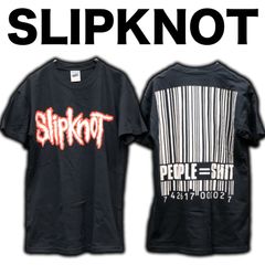 SLIPKNOT オフィシャル PEOPLE=SHIT バーコードTシャツ Sサイズ 両面プリント ロックT バンドT ヘビメタ スリップノット 2012年コピーライト入り