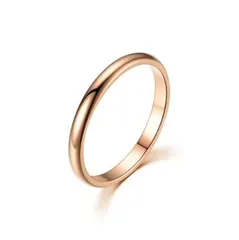 指輪 チタンリング 2mm幅 ピンクゴールド