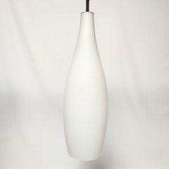 ラタン編み ペンダントライト 乳白色ガラスシェード - メルカリ