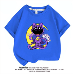 即納　シャツ トップス キッズ グッズ ポピープレイタイム キャットナップ チャプター３ poppyplayTime スマイリングクリッターズ 猫 夏 春 半袖