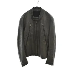 Martin Margiela (マルタンマルジェラ) 14SS シープレザー八の字ライダースジャケット ブラック S50AM0201 SX8304のサムネイル