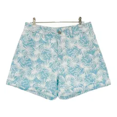 サイズ：L CUARTO UNITED クアルトユナイテッド ; インナー付 ショートパンツ 総柄 ブルー系 [240101406204]# ゴルフウェア レディース ストスト