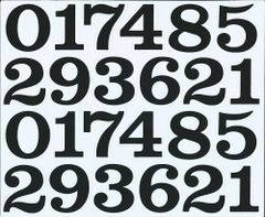 （シャシャン）XIAXIN 防水 PVC製 数字 ナンバー ステッカー セット 耐候 耐水 ローマ字 数字 キャラクター 表札 スーツケース ネームプレート ロッカー 屋内外 兼用 TS-137
