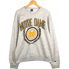 古着 90年代 チャンピオン Champion NOTRE DAME ノートルダム大学 カレッジスウェットシャツ トレーナー USA製 メンズXL相当/eaa591633