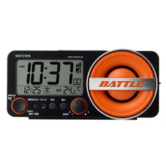 【 新品 未開封 】 RHYTHM リズム 目覚まし時計 (フィットウェーブバトル230) ［デジタル /電波自動受信機能有］ 8RZ230SR02 未使用 送料無料のサムネイル