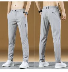 未使用 スキニーパンツ ゴルフパンツ テーパードパンツ メンズ スーパーストレッチ チノパンツボトムス スラックス スリムmlxz02