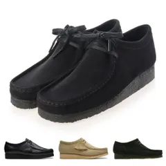 クラークス Clarks ワラビー Wallabee メンズ スエード レザー 天然革 スエードクレープソール メイプル ブラック 26155514 26155515 26155519
