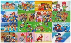 【中古】ブックカバー・しおり(キャラクター) 全16種セット 「イナズマイレブンGO ストーンペーパーブックカバーコレクション」