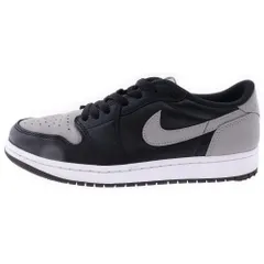 NIKE (ナイキ) AIR JORDAN 1 RETRO LOW OG SHADOW エアジョーダン シャドウ ローカットスニーカー ブラック/グレー US9.5/27.5cm CZ0790-003