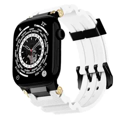 【新品】 [BELTIES] 最新対応 メタルギアシリコンバンド アップルウォッチバンド AppleWatch用 アップルウォッチ11 42mm（Series 1/2/3） 44mm 45mm 46mm（Series 10/11） 49mm シリコン ビジ 0