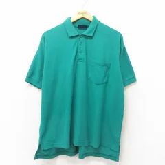 XL/古着 タウンクラフト 半袖 ポロ シャツ メンズ 90s 大きいサイズ 青緑 25jun06 中古 トップスのサムネイル