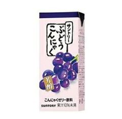 サントリー ぶどうこんにゃく 250m×24本入　紙パック　ゼリー飲料