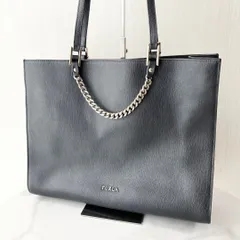 フルラ FURLA ハンドバッグ ワンショルダーバッグ レザー ブラック