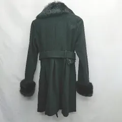 ◇ ◎ ⊇ INGNI イング ファー取り外し可能 長袖 ロングコート サイズM ブラック系 レディース E  【1504210007235】