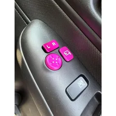 デザイン性UP♪ ドアミラー スイッチ カバー ピンク エブリイワゴン エブリイバン DA17V DA17W JPターボ PZターボ b12193のサムネイル
