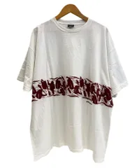 パタゴニア PATAGONIA 90s Vintage ヴィンテージ  USA製 カヤック柄 プリントTシャツ 半袖カットソー 白 XL Tシャツ ホワイト LLサイズ 101MT-4702