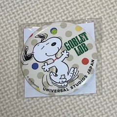 USJ限定 缶バッジ スヌーピー