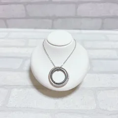 ネックレス　silver　シルバー　ラウンド　フープ　リング　アンティーク　ヴィンテージ　EL-1261