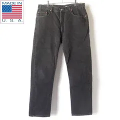 2000年製 USA製 リーバイス505 後染め ブラックジーンズ 実寸W37 L31 黒 00s サルファブラック アメリカ製 ビンテージ D150-21-0006ZTW