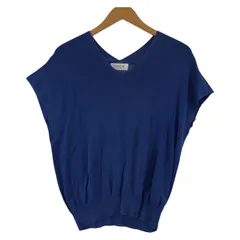 OPAQUE.CLIP オペークドットクリップ ノースリーブカットソー size38/M/ブルー