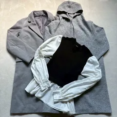 【まとめ売り】INGNI イング 3点セット レディース Ｍサイズ チェスターコート フード付き コーディガン レイヤードニット 重ね着風 ブラウス きれいめ シンプル 大人 かわいい