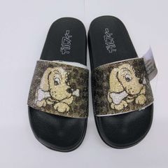 ガルフィー　シャワーサンダル　キラキラ　黒　24c　 27c　28ｃ
