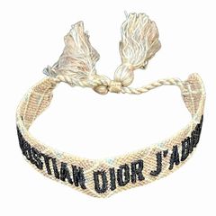 ディオール　Dior　ミサンガ　ブランド小物　ブレスレット　ユニセックス　美品