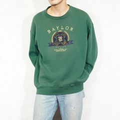 USA VINTAGE JANSPORT BAYLOR COLLEGE OF ME COLLEGE LOGO EMBROIDERY DESIGN SWEAT SHIRT/アメリカ古着ジャンスポーツカレッジロゴ刺繍デザインスウェット