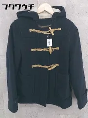 ■ coen コーエン 長袖 ダッフル コート サイズL ネイビー レディース  【中古】 【1002800481040】