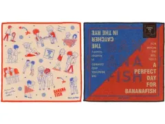 【中古】雑貨 集合 タオルハンカチセット(2枚入り) 「BANANA FISH Cafe and Bar -galleries- in IKEBUKURO BOX cafe＆space」