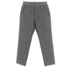 【中古】ダブルスタンダードクロージング DOUBLE STANDARD CLOTHING ウールヘンプ カジュアルスラックスパンツ グレー【サイズ44】【メンズ】