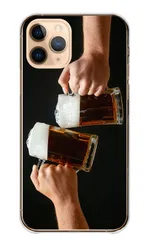 AQUOS sense5G SH-53A SHG03 ケース カバー アクオスセンス5G スマホケース ハードケース ビール お酒 ジョッキ 居酒屋 アルコール 神泡 飲み物 乾杯 面白い おもしろい カラー07